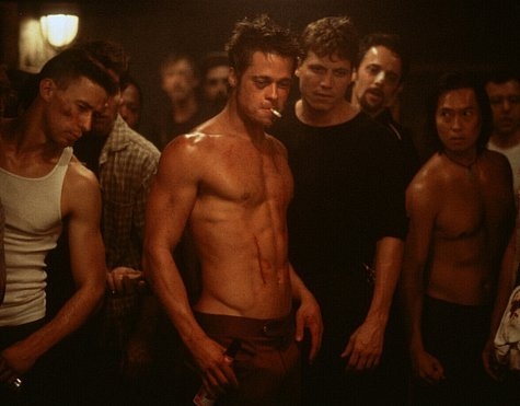 Brad Pitt as Tyler Durden in "Fight Club"